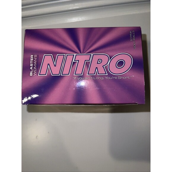 Nitro Blaster Womens Golf Balls 12 Pack New in box Hot Pink Fun Colorful - Picture 2 of 8
